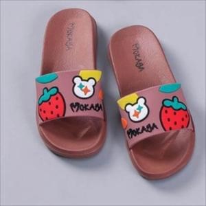 Sandal Slop Wanita EVA Phylon Motif BEAR Strawberry Lucu Import MKY 788-131 37-41