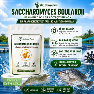 Gói 500Gr Nấm Men Saccharomyces Boulardii Ngừa Phân Trắng Kháng Vibrio Gây Viêm Đường Ruột Cho Tôm Cá