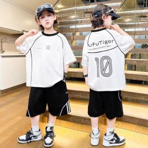 New Trendy Kids Sporty Sets - Cotton Jersey Knit T-Shirt & Shorts for Boys & Girls