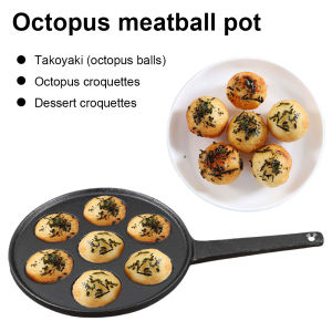 【Vodool】7 Holes Home Cooking Baking Forms Mold Tray Non Stick Cooking Grill Baking Pan Octopus Ball Baking Tray Kitchen Gadgets