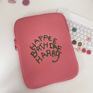 Túi đựng máy tính xách tay Phong cách Ins Harry Potter hagrid Bánh hồng Vỏ máy tính bảng thích hợp cho 10 13 15.6 inch Túi lót