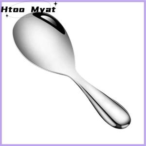 tantuoye ช้อนข้าวสแตนเลสสตีล304ช้อนตักขนาดใหญ่จุได้เยอะช้อนตักอาหารหนาอเนกประสงค์ช้อนเสิร์ฟบุฟเฟ่ต์