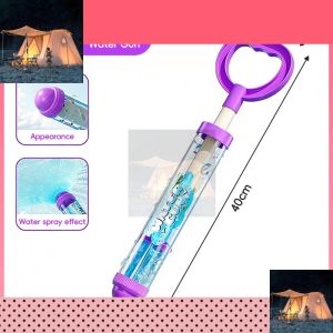 3PC New Fireworks Spray Toy Pull-out Water Gun Toy Summer Interactive Beach Pool Game Splash Toy