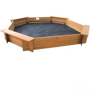 Kids Wooden Sand Pool Fence Sandpit Play Waterproof Material Sandbox with Floor Mat Kindergarten Amusement Park Toddlers Outdoor Toys