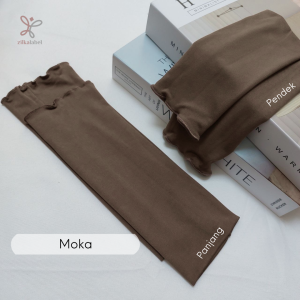 LATIF HANDSOCK/ Manset premium bahan adem dan lembut/ Handsok Muslimah sesiku tanpa lobang jempol/ Mangset tangan tebal/ Pelindung lengan wanita curly kerli senada//