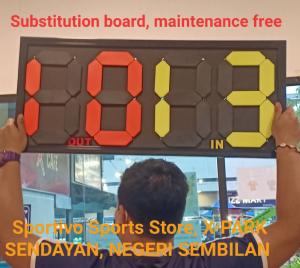 Manual Substitution Board for football