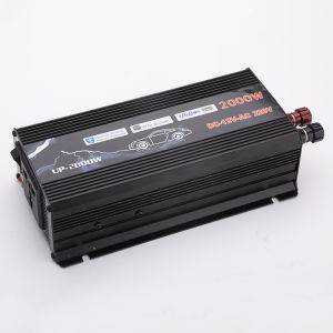 Power Inverter Pure Sine Wave DC 12V To AC 220V 2000W Portable Mobil Car Electronic Listrik Rumah Gelombang