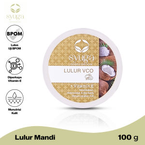 Syuga Lulur Mandi BPOM 100 Gr Plus Vitamin E Body Scrub Moisturize HOL-SYUGA