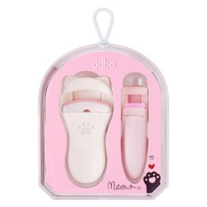 โอดีบีโอ ที่ดัดขนตา 2ขนาด OD8001 odbo Meow Eyelash Curler Set - จับถนัดมือ เป็นมิตร
