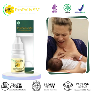 Obat Tetes Nipple Cream Puting Payudara Lecet Karena Gigitan Bayi Puting Perih & Gatal Dengan ProPolis SM