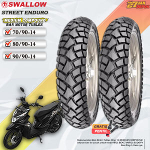 Ban Motor Matic Tubeless Swallow Street Enduro Ring 14 Ban Motor Beat Vario Tubles Ring 14