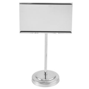MINUTE Stainless Steel Place Card Holder Gold/Silver/Black Multifunctional Table Number Stand Portable Table Sign Stand Restaurant