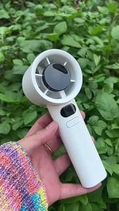 แฟนพัดลมพกพา 120 ความเร็วลม แฟนพัดลมมือถือแบบไม่มีใบพัด ชาร์จ USB แฟนพัดลมส่วนตัวความเร็วสูง แฟนพัดลมขนตาไฟฟ้า