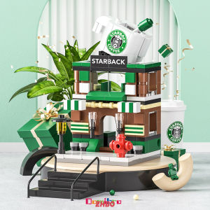 Mainan Balok Susun Toko Modern 8-in-1 - Mainan Edukasi Kreatif untuk Anak-Anak