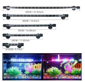 Lampu LED Celup Aquarium Aquascape 40 cm L400 T4 Putih Biru Promo Murah