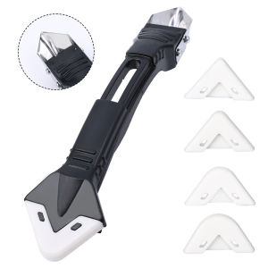 5 In 1 Silicone Scraper Sealant Smooth Remover Tool Set Caulking Finisher Smooth Grout Kit Floor Mould Removal Hand Tools Set