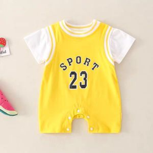 Baju Romper Bayi SPORT Laki-Laki Perempuan Baju Basket Cottton