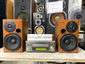 Bộ dàn nghe nhạc Denon CDA -5.5 loa SC - MG33 bãi nhật về đẹp hát rất tốt giá rẻ