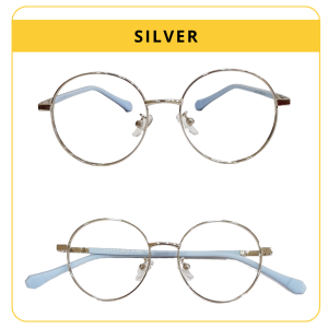 Kacamata Lensa Blueray Anak Trend Fashion Korea Terbaru Bulat -KA63003