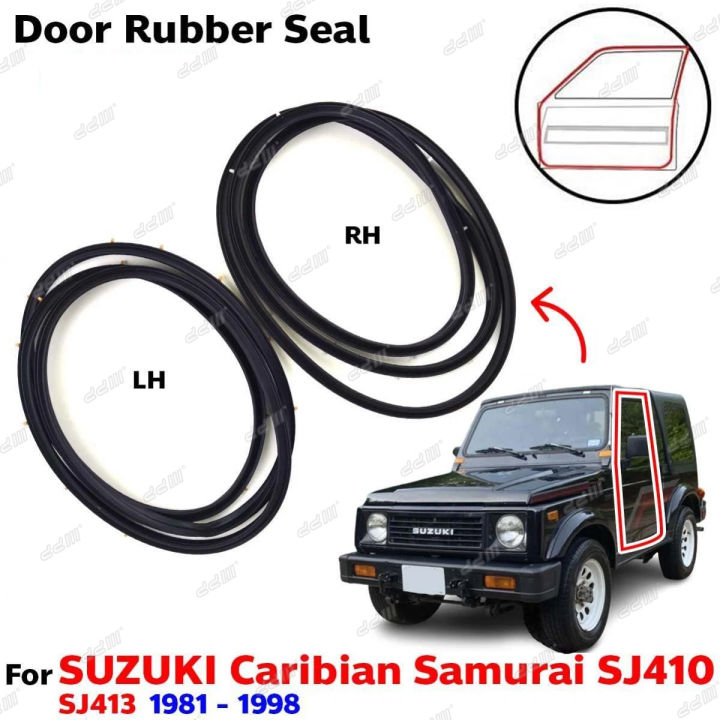 Suzuki SJ410 / SJ413 Door Seal Run Rubber Channel – LH & RH (Samurai, Jimny, Drover)