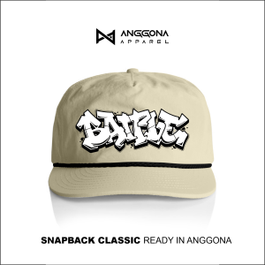 Topi Snapback Classic Warna cream Rope Hat Style Skena