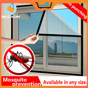 Window Anti Mosquito Fly Bug Door Window Screen Net Mesh Mosquito window net screen mosquito net Fiberglass Mesh Velcro window net household simple anti mosquito gauze detachable Mosquito Window screen net