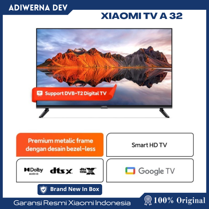 Xiaomi TV A Pro 32" | Google TV | Resolusi Smart HD Dolby Vision HDR 10 ...