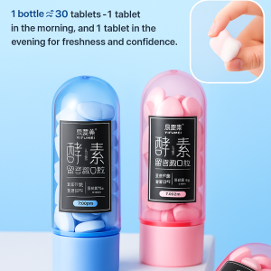 Portable toothpaste chewable tablets oral care fragrance solid toothpaste