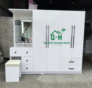 TỦ NHỰA LIỀN BÀN TRANG ĐIỂM – ĐẸP TIỆN GỌN – PHÒNG NGỦ HIỆN ĐẠI