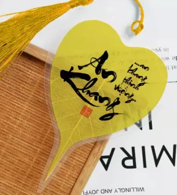 {TOPIC RẺ HƠN} Lá Bồ Đề Tâm Phật May Mắn Bình An Lá Tự Nhiên Thủ Công 100% Đẹp Lung Linh Tinh Xảo