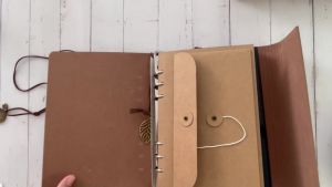DIY Photo Album Strap Scrapbook Album DIY Photo Album Travel Album Leather Scrapbook Memory Book