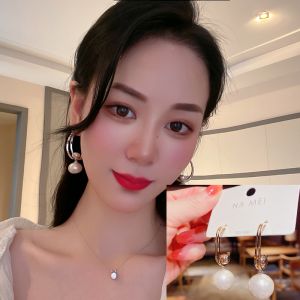 925 Silver Earring Stud New Trending Fashion Pearl Earrings For Girl