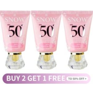 DHERBS SNOW TINTED MOISTURIZER SPF50 Sunscreen 30ml - Travel-Friendly Size for On-the-Go UV Defense & Flawless Complexion Authentic High-Quality Version with PA+++ UVA/UVB Protection