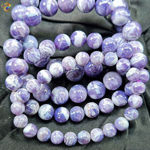 Collection Grade Milky Way Galaxy Dreamy Moon Amethyst Scorolite Bracelet