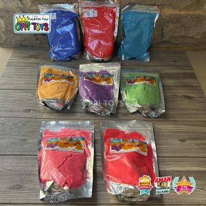 Pasir ajaib mainan edukasi kinetik play sand 1 kg - magic sand belajar kreatifitas - refill pasir kinetic