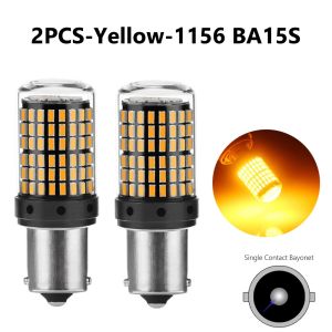 2PCS 40W T15 Dual Contact Park Light / Signal Light Color Amber - White / Blue / Red/ Pink Automotive LED Bulbs