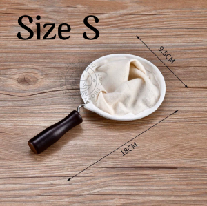 🚚พร้อมส่ง💯 ผ้า cotton กรองชากาแฟ ถุงคอตตอนกรองชากาแฟ ด้ามจับไม้ Cotton Dripper funnel wooden handle