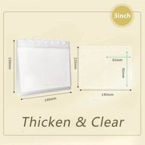 NOBLEE Ảnh 3/4/5/6 inch Album ảnh PP Rõ ràng Album hiển thị trên máy tính để bàn Di động Hố Nấm Giá đỡ ảnh thẻ Bộ sưu tập photocard Kpop