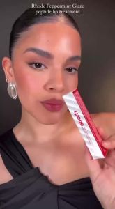 RHODE Peptide Lip Treatment Peppermint Glaze
