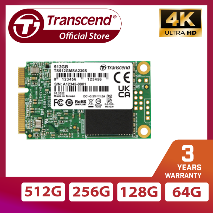 128GB Transcend SSD340 Alu 2.5" (6.4cm) SATA 6 Produktbild-Vorschau 8