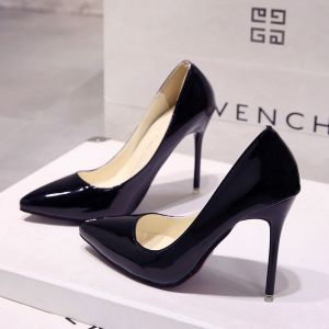 Korean Woman‘s Pointed Toe Heels Elegant Formal Sandals with Heels