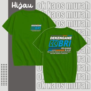 OK -  NEW KAOS ATASAN KATA2 DEKENGAN BRI BESAR DEPAN BELAKANG
