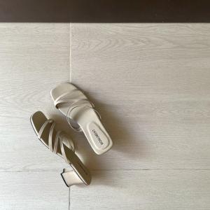 Sandal Hak Tahu Wanita 5cm Model Tali Selop/Sendal Heels Wanita Terbaru Monument HTB-1