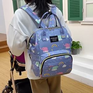 Tas bayi ransel multifungsi diaper bag Tas perlengkapan bayi tahan air