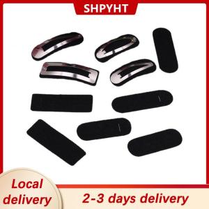[COD] SHPYHT Local delivery Ship within 24 hours 100PCS Oval Non-woven Tear Drop snap clips spacers Rectangle Felt pads Patches appliques for Rectangle hairpins accessories