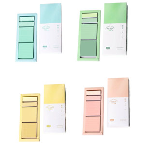 Stick Notepads Classroom Essential Set Removable Adhesive Paper Pocket Sized Container For Journaling Planning