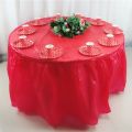 Disposable Table Skirt Waterproof Plastic Table Cover for Birthday Party Wedding Festival Decoration High Quality Table Decoration. 
