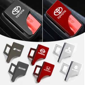 【COD+IN STOCK+Fast Delivery】Car Seat Belt Buckle Clip Alarm Eliminator Alarm Stopper Seatbelt Canceller Hidden Metal Alarm Silencer Cancellers Seat Belt Plug Seatbelt Buckle Alarm Stopper Clip Car Seat Belt Clip Buckle Suitable for TOYOTA All Series