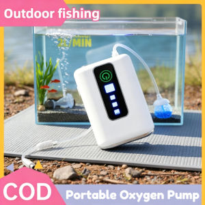 Rechargeable Dual Air Pump Aquarium 1800mAh USB Wireless 70h Battery Life No Noise Fish Tank Oxygen For Aquarium