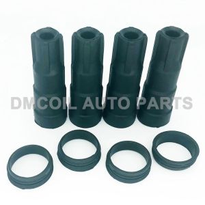 4PS IGNITION COIL BOOTS FOR RENAULT CLIO II III MEGANE CC I II III ESPACE III IV GRAND SCÉNIC I II III LAGUNA I II III 1998-